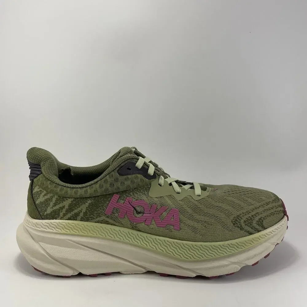 Hoka One One Challenger ATR 7 Trail Running Shoes Womens Size 9D Wide Olive - Picture 1 of 11